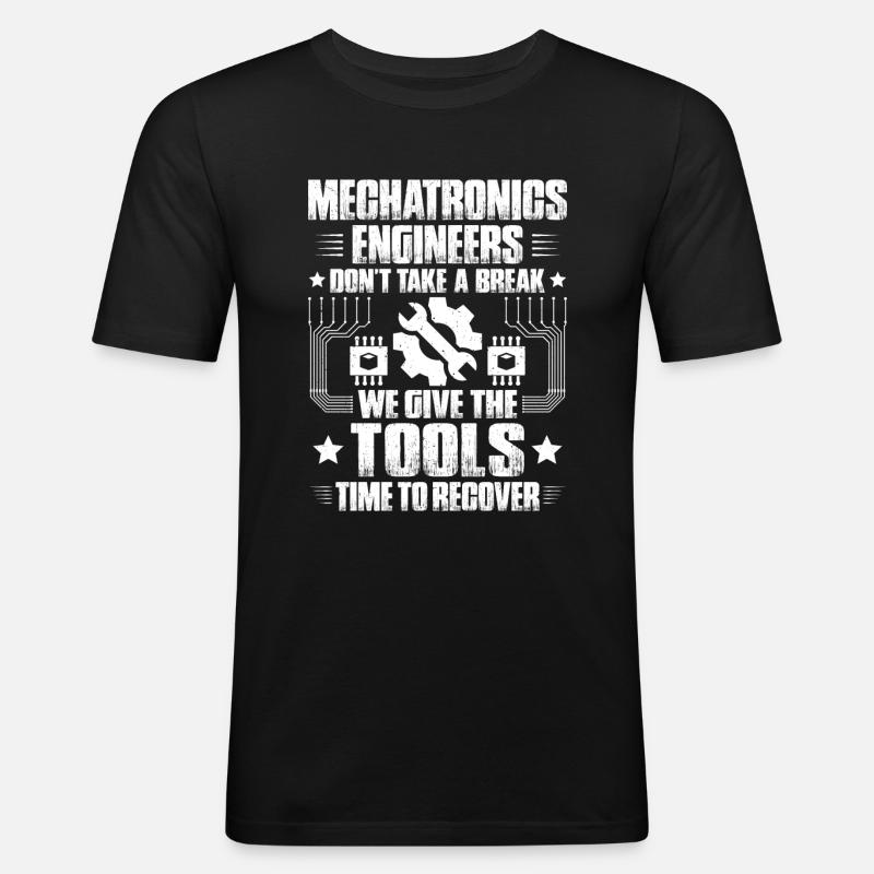Mechatroniker Mechatronik Mechatronics Engineer - Men's Slim Fit T-Shirt - black