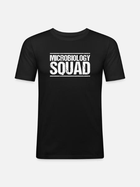Microbiology Microbiologist Biology Biologist - Men's Slim Fit T-Shirt - black
