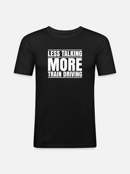 Triebfahrzeugführer Lokführer Train Driver - Men's Slim Fit T-Shirt - black
