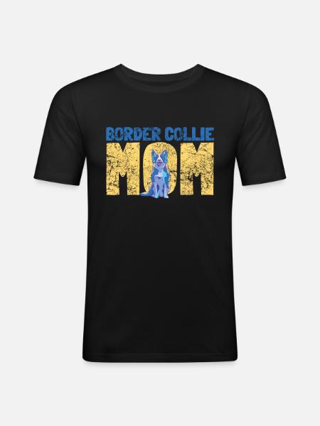 Einzigartiges Border Collie-Design für - Männer Slim Fit T-Shirt - Schwarz