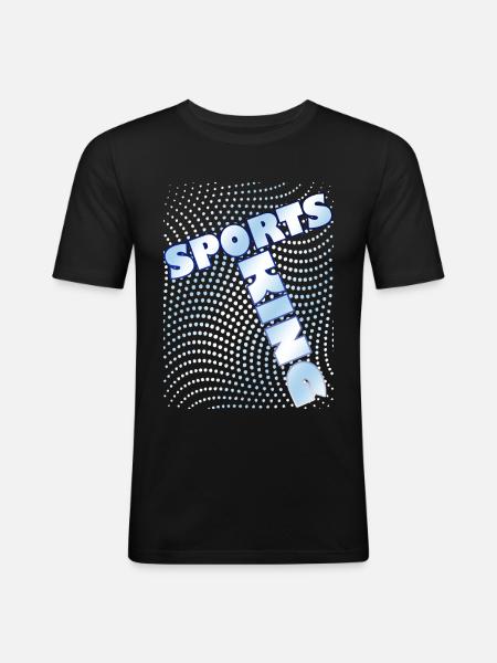 Sports - Men's Slim Fit T-Shirt - black
