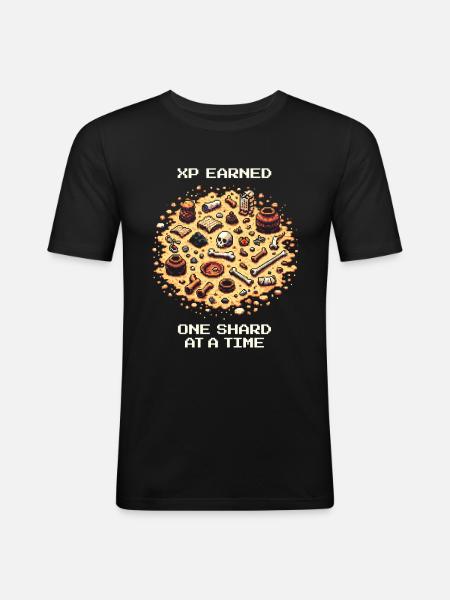 XP Pro Fragment | Archaeology Ceramics Excavation - Men's Slim Fit T-Shirt - black