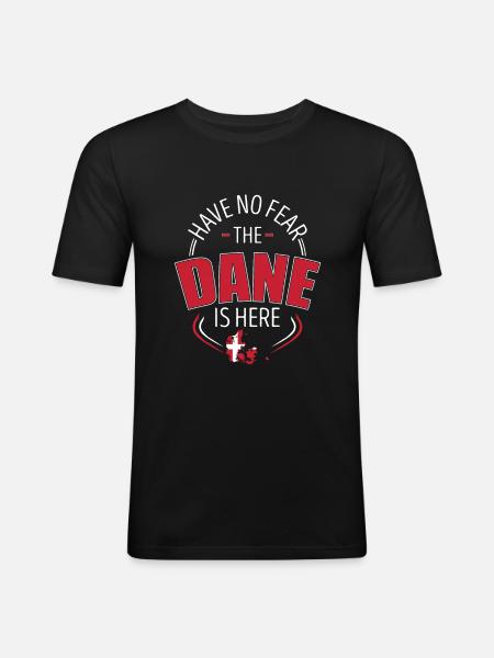 Denmark - Men's Slim Fit T-Shirt - black