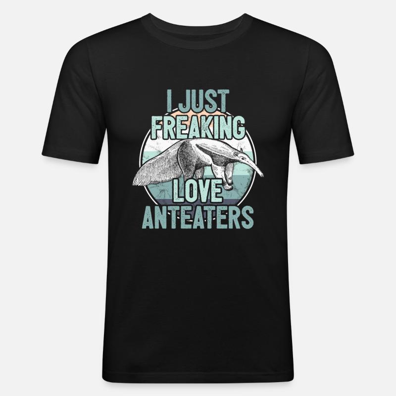 ant-eater - Men's Slim Fit T-Shirt - black