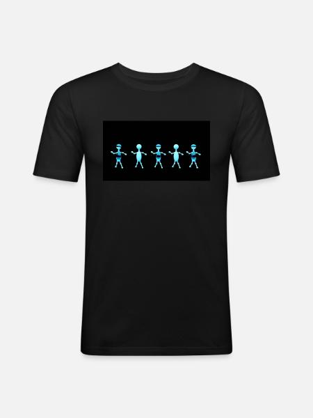 Figures - Men's Slim Fit T-Shirt - black