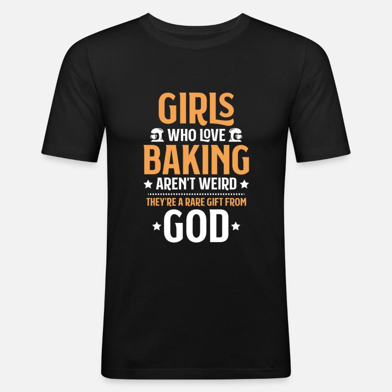 Baker Baking Baker Bakery Baking - Men's Slim Fit T-Shirt - black
