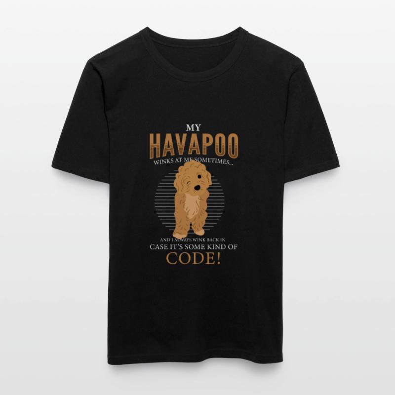 havapoo, havapoo Pudel Mischling, havapoo humor, Männer Slim Fit T-Shirt