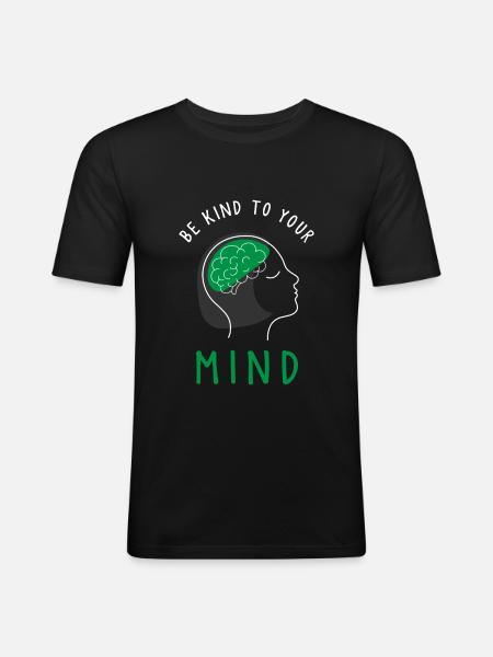 Mental health, mental health - Men's Slim Fit T-Shirt - black