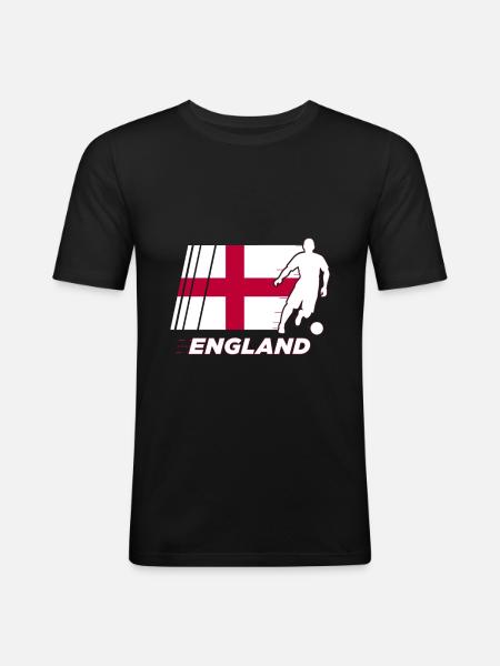 Football, Football Italie Football, Brésil - T-shirt près du corps Homme - noir