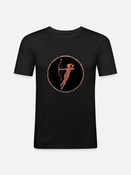 Celtic Archer - Men's Slim Fit T-Shirt - black