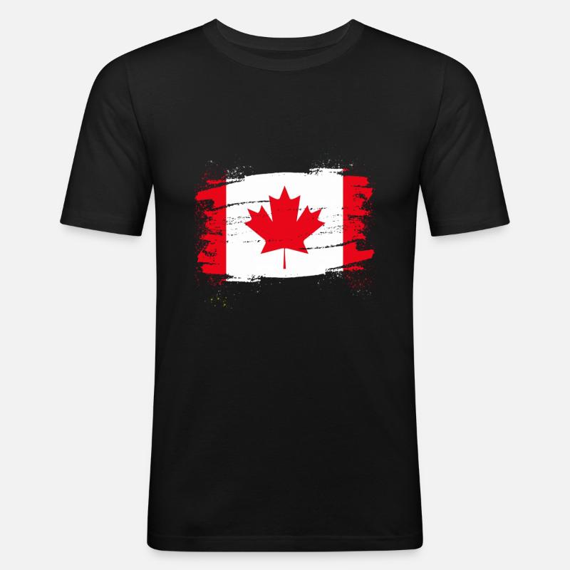Canada - Men's Slim Fit T-Shirt - black