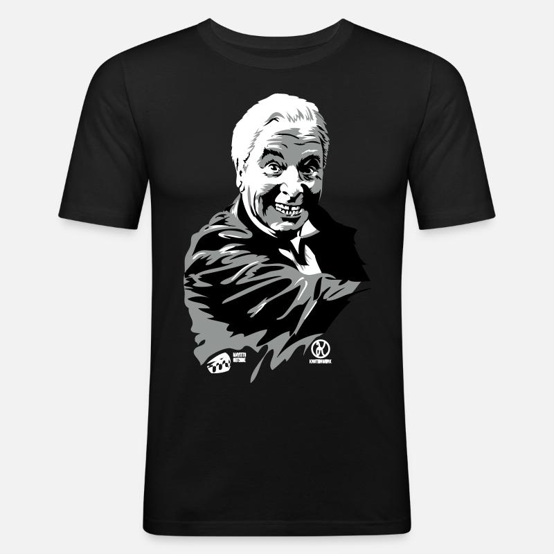 Dinner for one - Men's Slim Fit T-Shirt - black