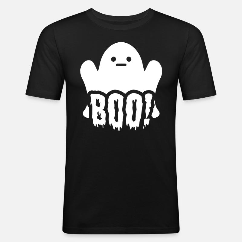 Halloween - Männer Slim Fit T-Shirt - Schwarz