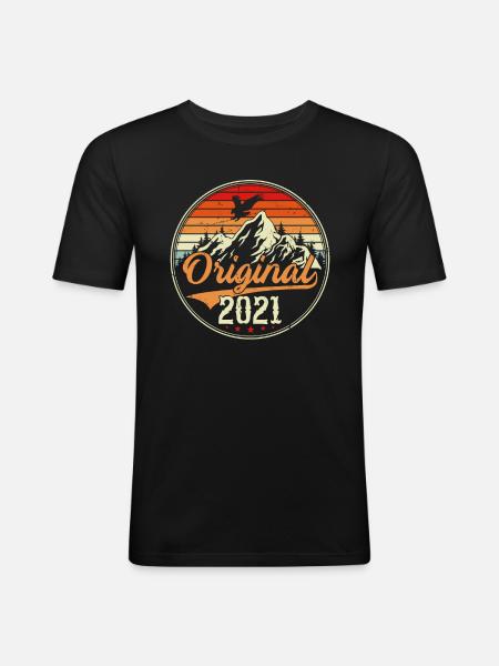 Original 2021 - Men's Slim Fit T-Shirt - black