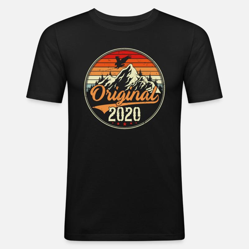 Original 2020 - Männer Slim Fit T-Shirt - Schwarz