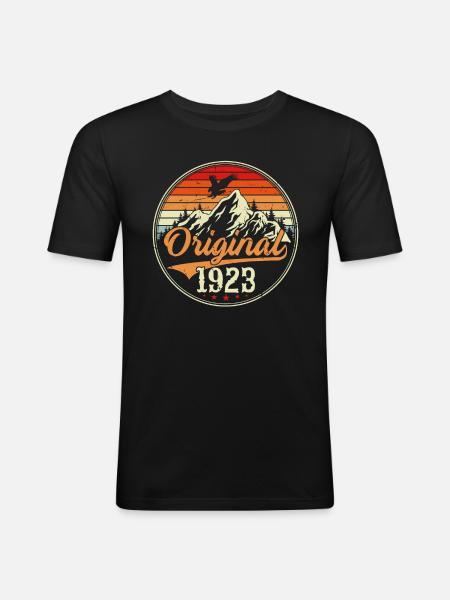 Original 1923 - Men's Slim Fit T-Shirt - black