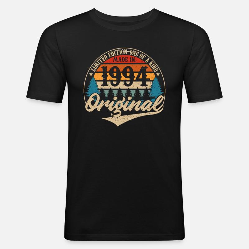 Made in 1994 Original - Men's Slim Fit T-Shirt - black