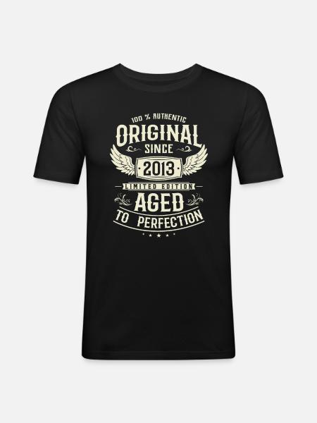 Mode d’anniversaire légendaire 2013 - T-shirt près du corps Homme - noir