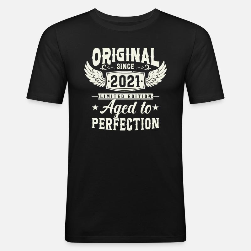 2021 Legends - Männer Slim Fit T-Shirt - Schwarz