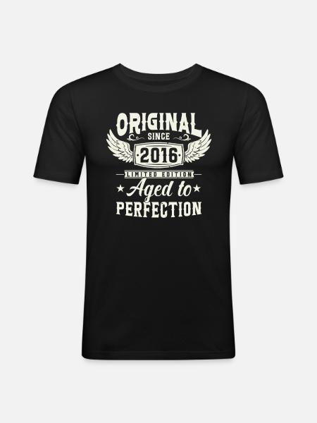 Millésime légendaire 2016 - T-shirt près du corps Homme - noir