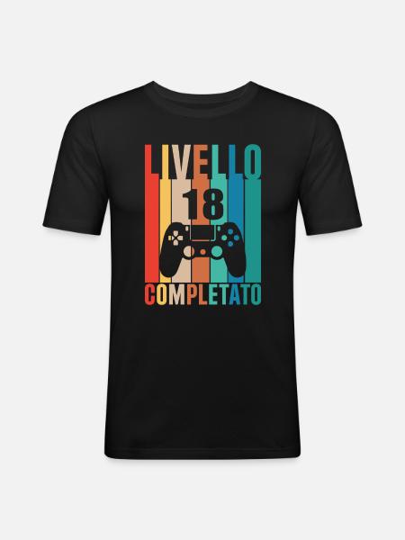 18th Birthday Vintage: Misión Completa - Camiseta ajustada hombre - negro
