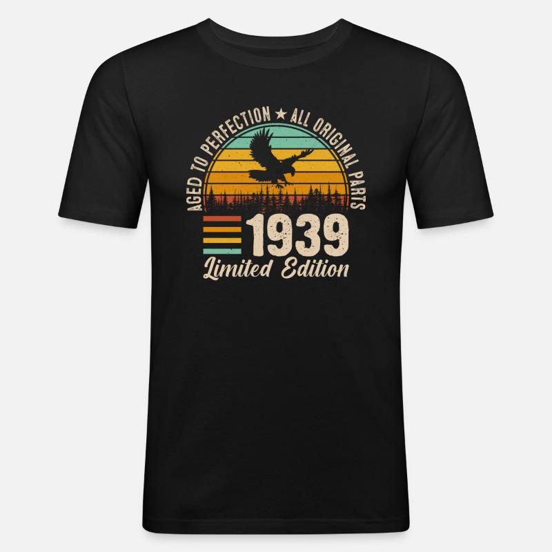 1939 - Une année légendaire - T-shirt près du corps Homme - noir