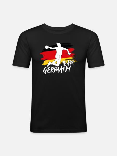 Germany Handball Masterclass - Men's Slim Fit T-Shirt - black