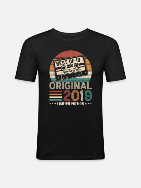 Jubilee Joy 2019 - Men's Slim Fit T-Shirt - black