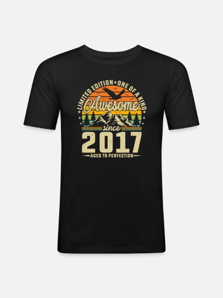 Creative artworks in 2017 - Men's Slim Fit T-Shirt - black
