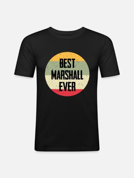 Best Marshall Ever - Men's Slim Fit T-Shirt - black