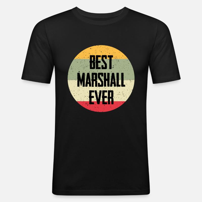 Best Marshall Ever - Männer Slim Fit T-Shirt - Schwarz