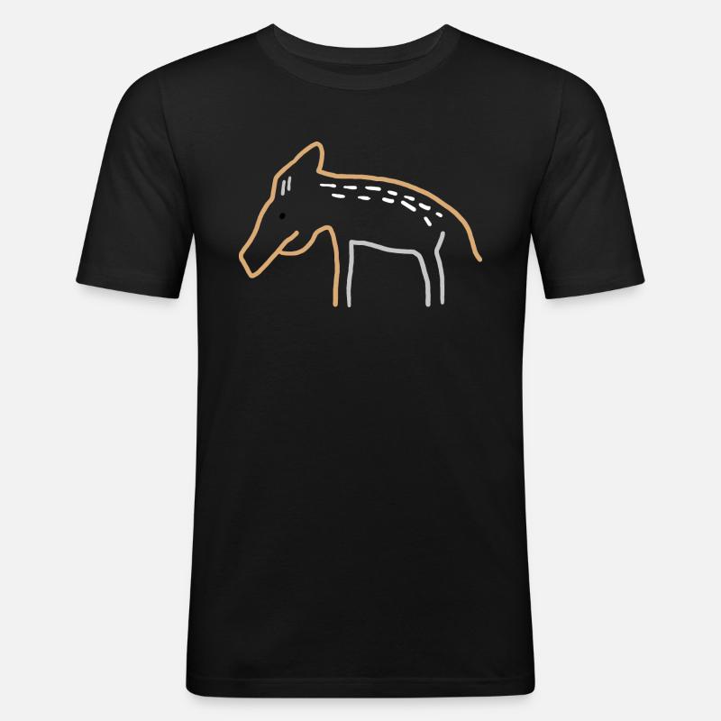 Frischling - Männer Slim Fit T-Shirt - Schwarz