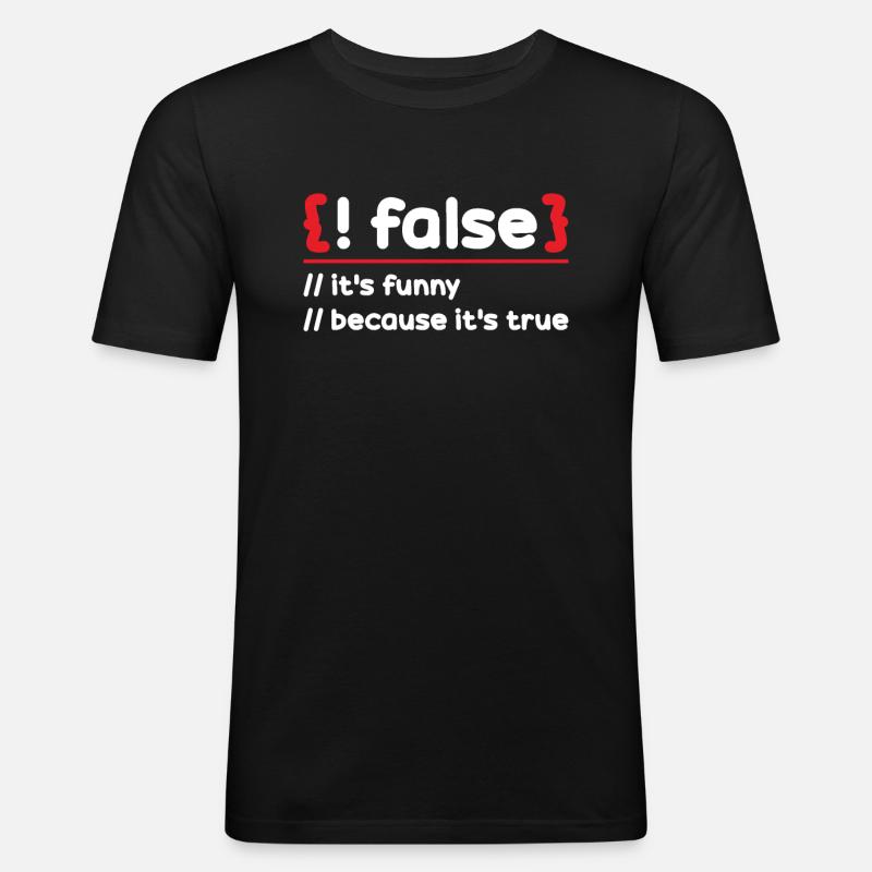 Programmer Programming Software Coding Encoder - Men's Slim Fit T-Shirt - black