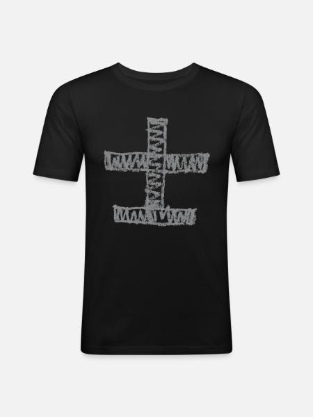 Samurai (Japanese Alto) - Men's Slim Fit T-Shirt - black