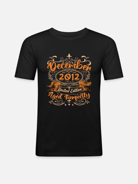 December 2012 | Limited Edition - T-shirt près du corps Homme - noir