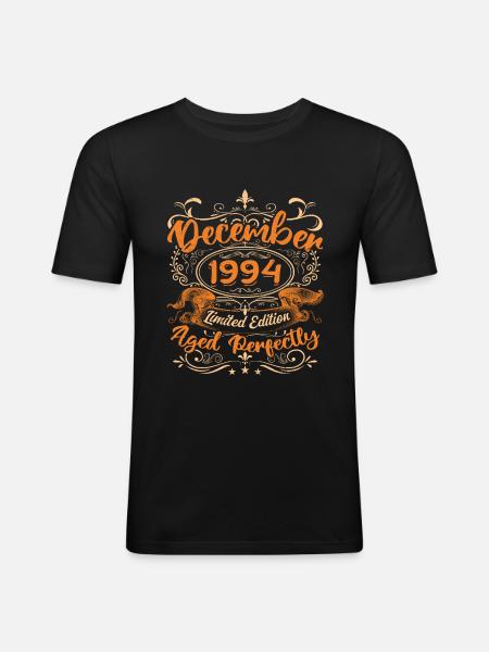 December 1994 | Limited Edition - Men's Slim Fit T-Shirt - black