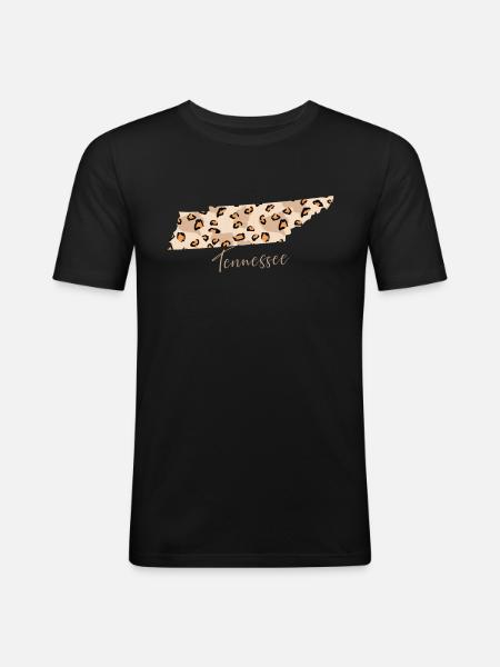 Tennessee Leo State Tennessee - Men's Slim Fit T-Shirt - black