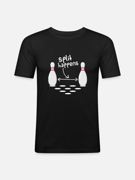 arrive de Split - T-shirt près du corps Homme - noir