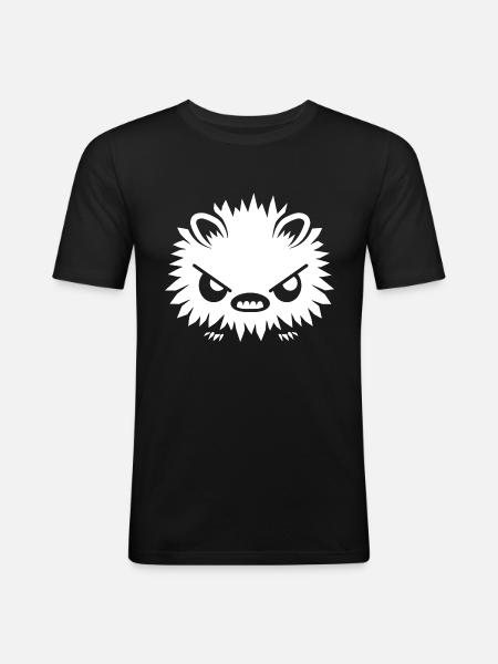 Porcupine - Men's Slim Fit T-Shirt - black