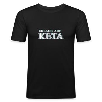 Drogen - Männer Slim Fit T-Shirt - Schwarz - Vorne - Nik (191cm)