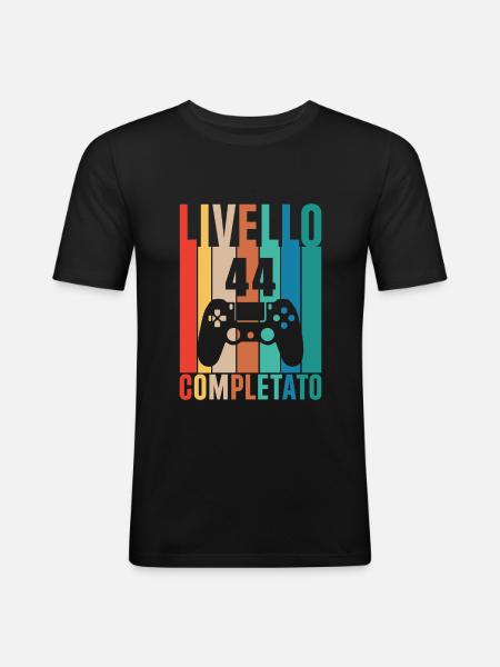 Level 44 - Men's Slim Fit T-Shirt - black