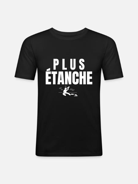 plus étanche - T-shirt près du corps Homme - noir