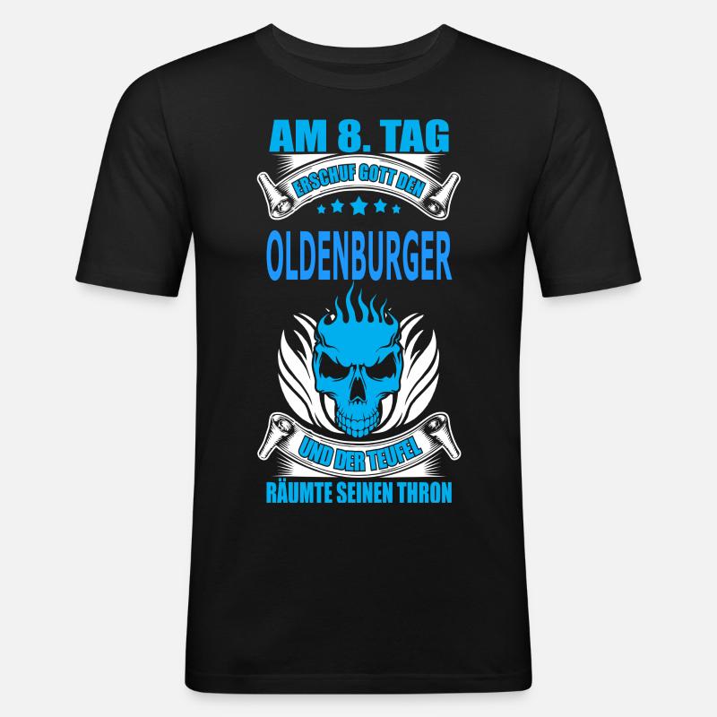 OLDENBURGER - Männer Slim Fit T-Shirt - Schwarz