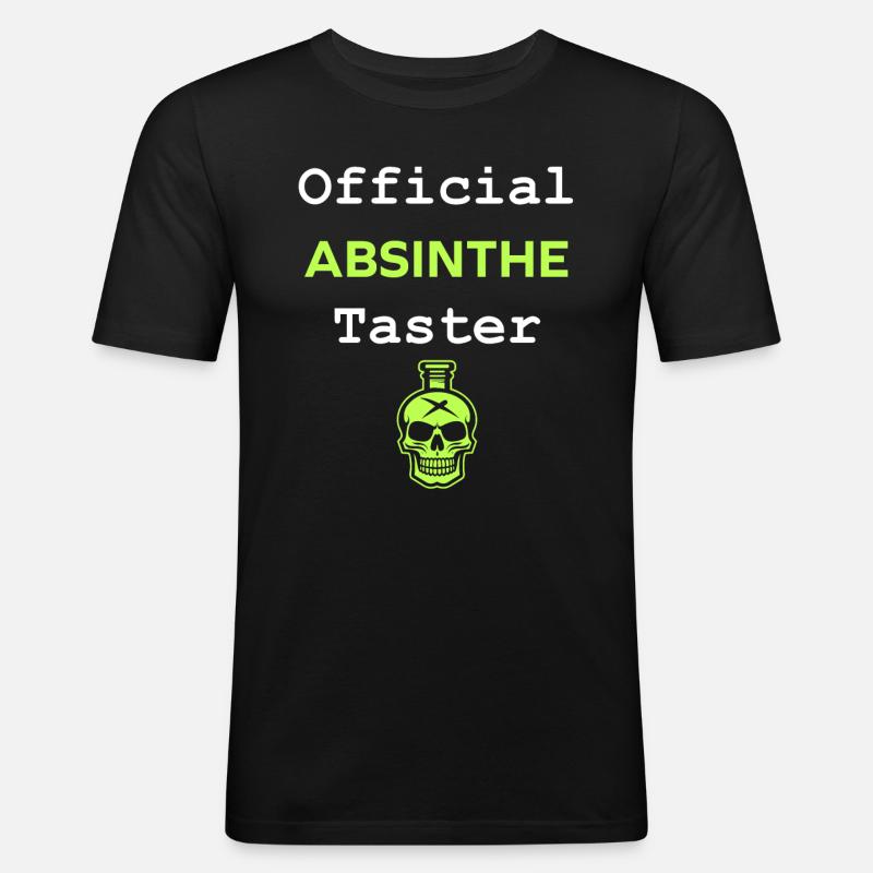 Official taster absinthe - T-shirt près du corps Homme - noir