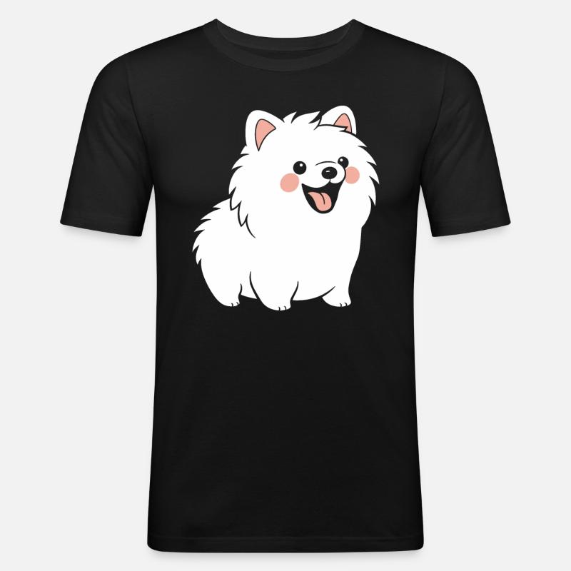Spitz - T-shirt près du corps Homme - noir