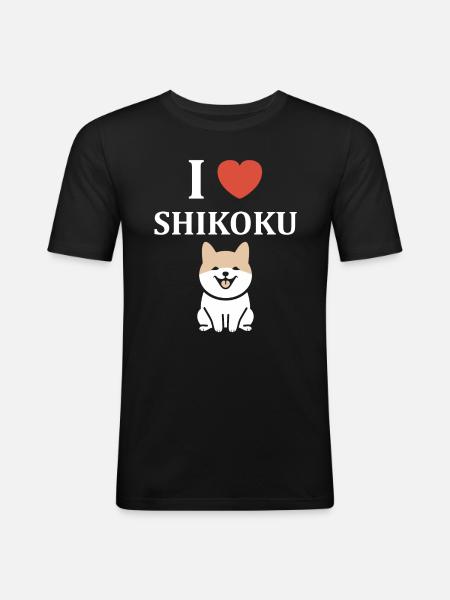 Shikoku - Men's Slim Fit T-Shirt - black