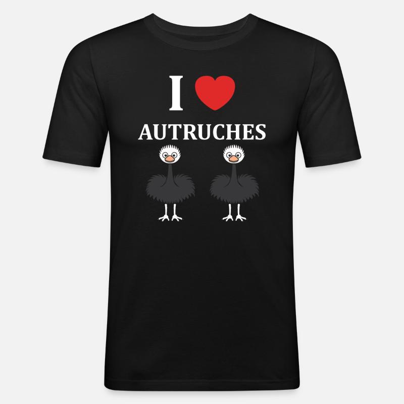 Strauß Zitat - Männer Slim Fit T-Shirt - Schwarz