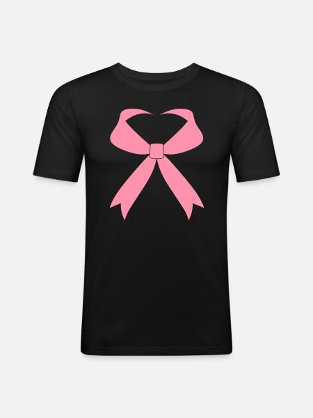 Breast Cancer Awareness - Men's Slim Fit T-Shirt - black