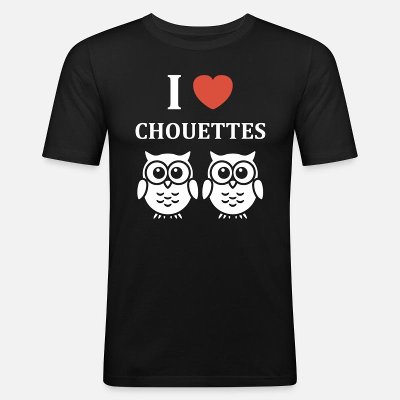 Netter Humor - Männer Slim Fit T-Shirt - Schwarz