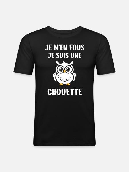 Nice humor - Men's Slim Fit T-Shirt - black
